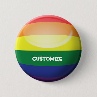 Gay Pride Customise 6 Cm Round Badge