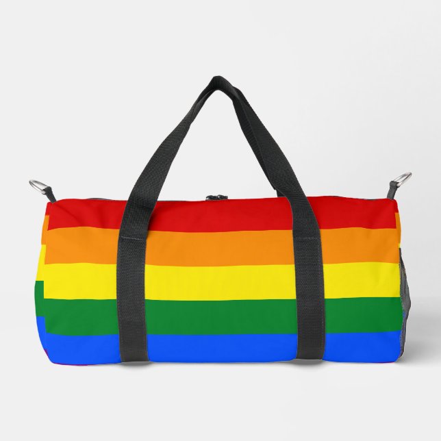 Gay Pride Duffle Bag (Front)