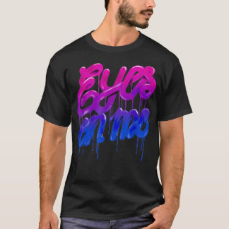 Gay Pride Eyes On Me LGBTQ+ CSD Biseual Flag T-Shirt