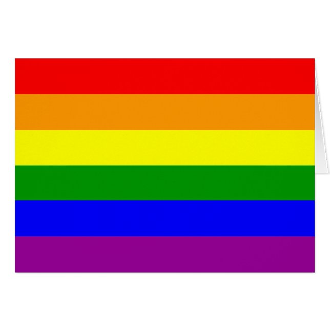 Gay Pride Flag (Front Horizontal)