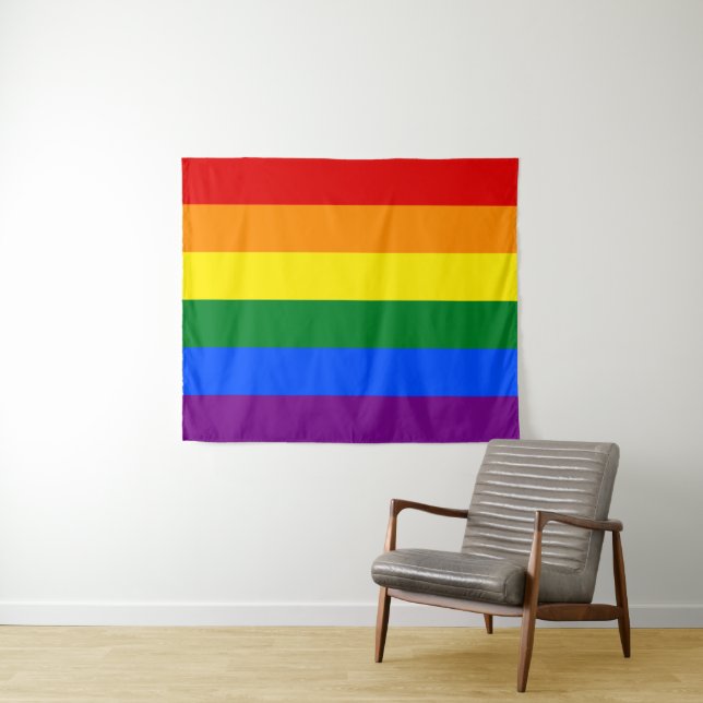 Gay Pride Flag 50 x 60 Tapestry (In Situ (Horizontal))