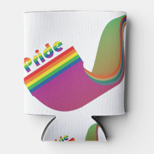 Gay Pride Flag Can Cooler