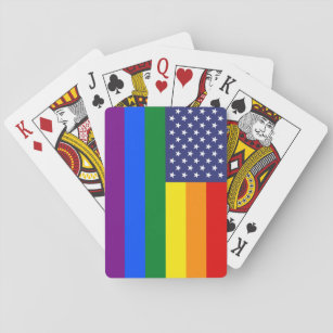 "GAY PRIDE FLAG" PLAYING CARDS