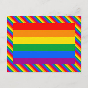 Gay Pride Flag Postcard