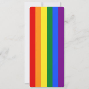 Gay Pride Flag Rainbow Double Sided Bookmark