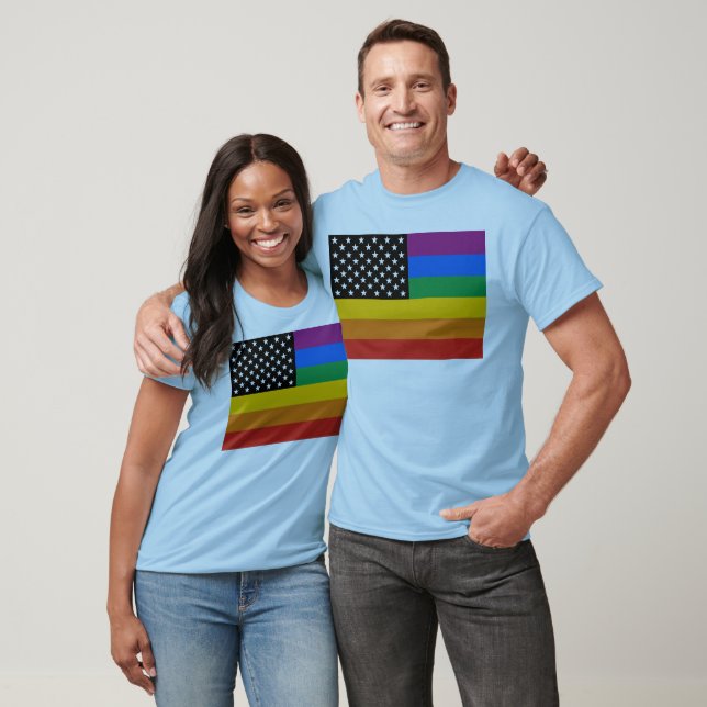 Gay Pride Flag T-Shirt (Unisex)