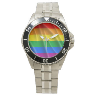 GAY PRIDE FLAG WAVY DESIGN - 2014 PRIDE WATCH