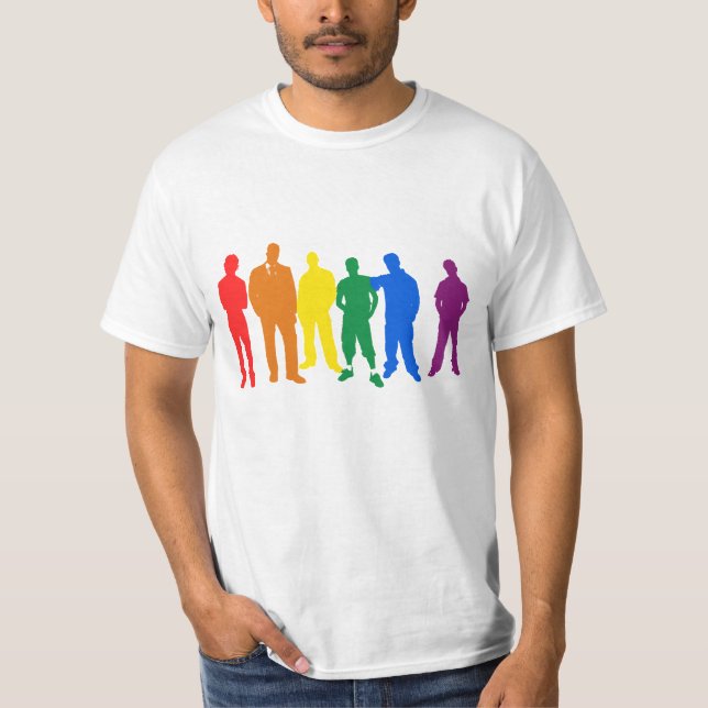 Gay Pride for Men T-Shirt (Front)