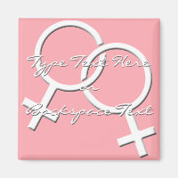 Gay Pride Fridge Magnets Lesbian Lady Love Magnet