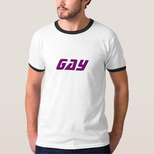 Gay Pride - Gay Ringer Tee (Front)