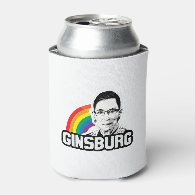Gay Pride Ginsburg 2016 Can Cooler (Can Front)