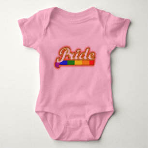 Gay Pride Glowing Pride Baby Bodysuit
