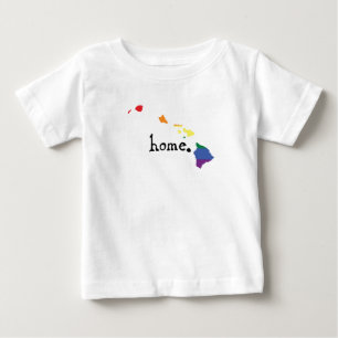 Gay Pride Home Hawaii Baby T-Shirt