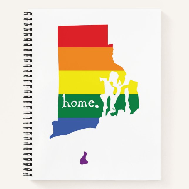 Gay Pride Home | Rhode Island Notebook (Front)