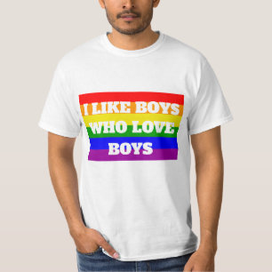 Gay Pride I like Boys who love boys T-Shirt