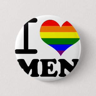 Gay Pride - I love my mate 6 Cm Round Badge