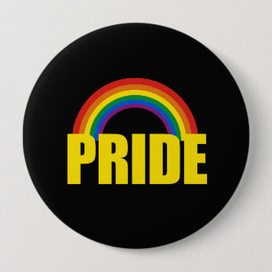 GAY PRIDE IMPACT PRIDE - .png 10 Cm Round Badge