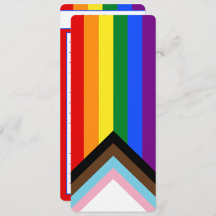 Gay Pride Intersection Rainbow Flag Notes Bookmark