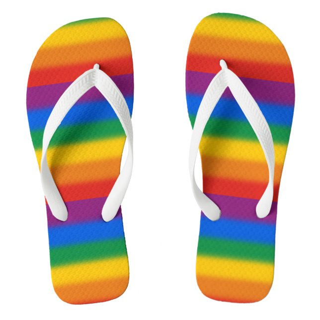 Gay Pride Jandals (Footbed)