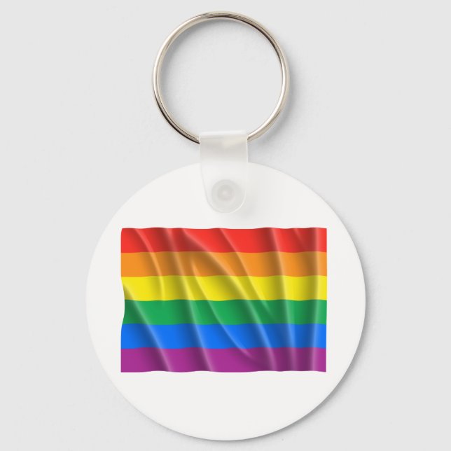 Gay Pride Key Ring (Front)