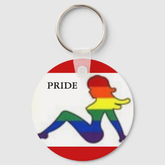 Gay Pride Key Ring