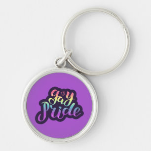 Gay Pride Key Ring