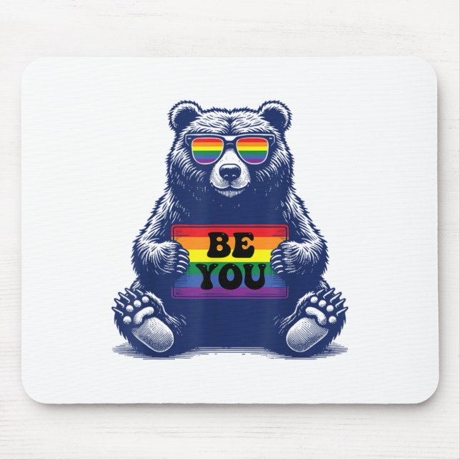 Gay Pride Lesbian Pride Be You Lgbt  Mouse Pad (Front)