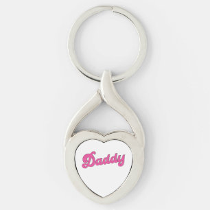 Gay Pride LGBT Pink Bear Gay Daddy  Key Ring