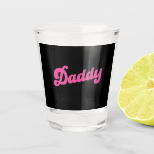 Gay Pride LGBT Pink Bear Gay Daddy Shot Glass