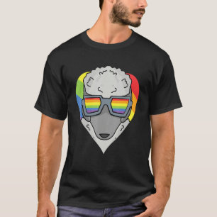 Gay Pride LGBT Rainbow - Dog Breed Poodle - LGBT H T-Shirt