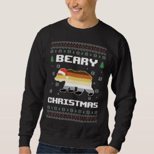 Gay Pride LGBTQ Ugly Christmas Sweater Xmas Beary