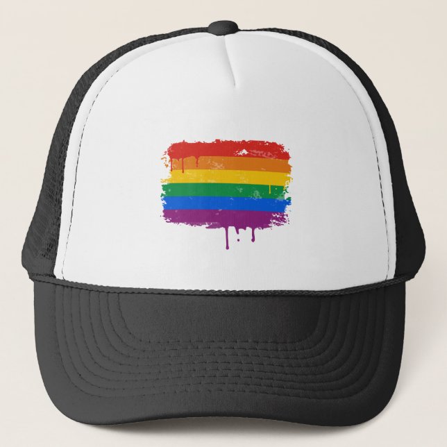 Gay Pride Merchandise Trucker Hat (Front)