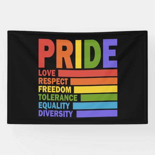 Gay Pride Month LGBT Banner (Horizontal)