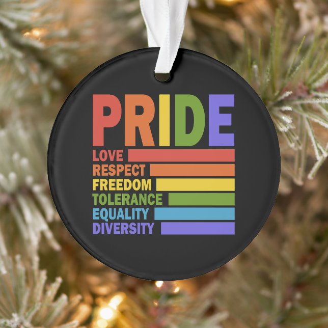 Gay Pride Month LGBT Ornament (Tree)