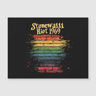 Gay Pride Month Rainbow Flag Stone wall Riot 1969