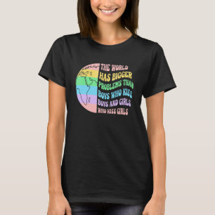 Gay Pride Month Rainbow Lgbt The World Has Bigger T-Shirt