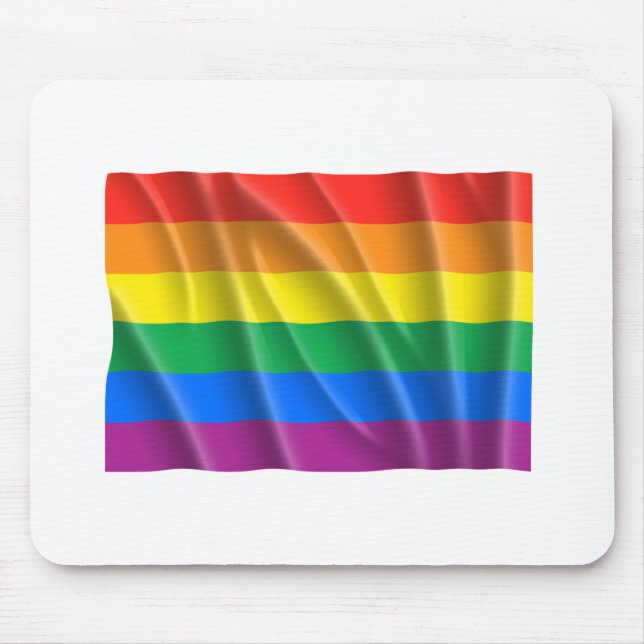 Gay Pride Mouse Pad (Front)