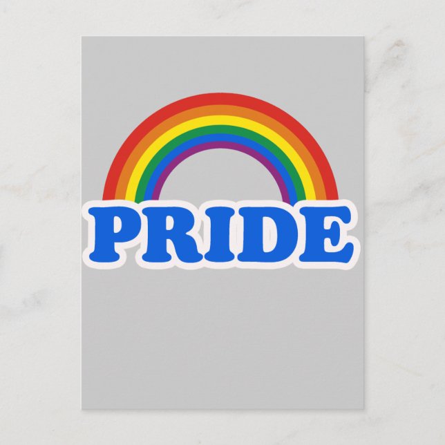 GAY PRIDE POSTCARD (Front)