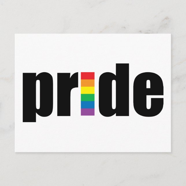 Gay Pride Postcard (Front)