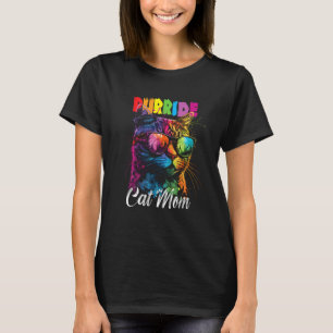Gay Pride Purride Cat Mother LGBT Pride Month Cute T-Shirt