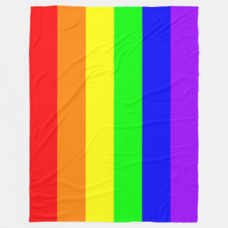 Gay Pride Rainbow Blanket (Pure Colours)