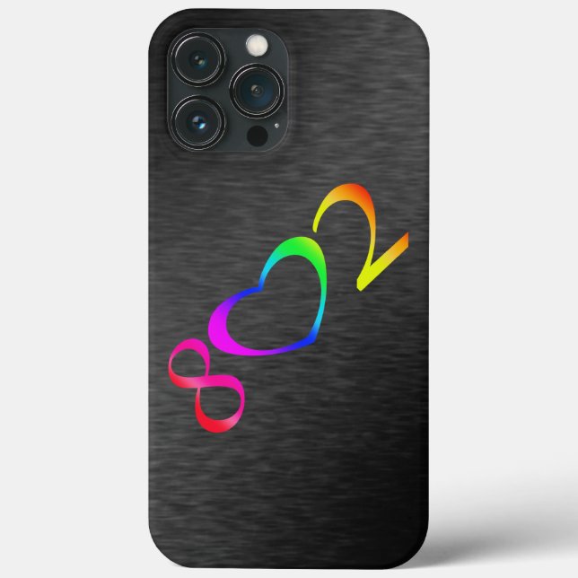 Gay Pride Rainbow Case-Mate iPhone Case (Back)