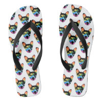 Gay Pride Rainbow Dog