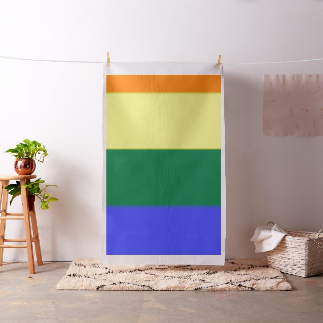 Gay Pride Rainbow Flag Fabric (In Situ)
