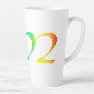 Gay Pride Rainbow Latte Mug