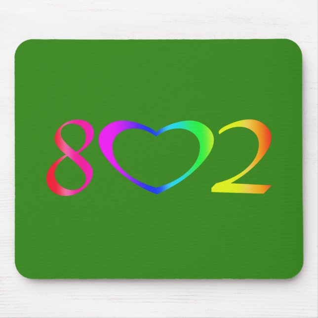 Gay Pride Rainbow Mouse Pad (Front)