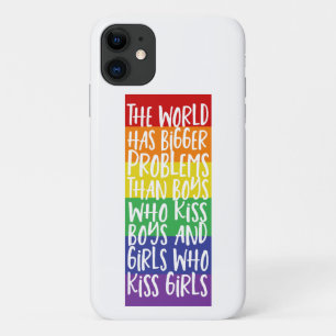 Gay Pride Rainbow World Has Bigger Problems Case-Mate iPhone Case
