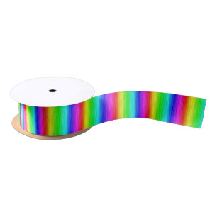 Gay Pride Ribbon Satin Ribbon