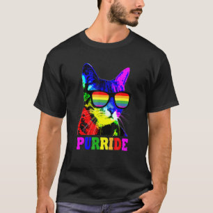 Gay Pride S For Women Men Lgb Daddy Cat Purri T-Shirt