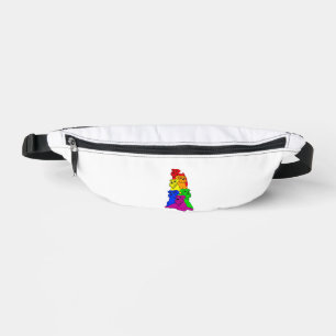 Gay Pride Schnauzer Dog Lover LGBT Funny Rainbow F Bum Bags